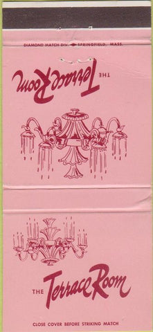Matchbook Cover - Terrace Room Statler Hilton Boston MA 30 Strike
