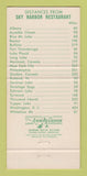 Matchbook Cover George McGowan's Sky Harbor Restaurant Lake George NY 30 Strike