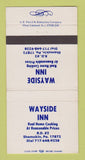 Matchbook Cover - Wayside Inn Shamokin PA 30 Strike