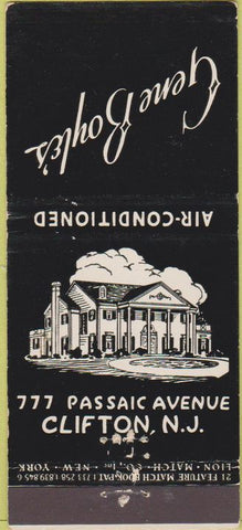 Matchbook Cover - Gene Boyle's Restaurant Clifton NJ 30 Strike