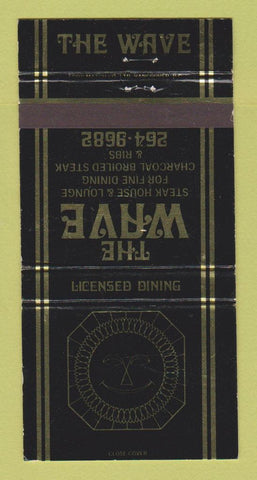 Matchbook Cover - The Wave Restaurant Canada WEAR 30 Strike