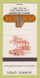 Matchbook Cover - 41 Smoke House BBQ Miami FL 30 Strike