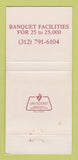 Matchbook Cover - Theatre Club Restaurant Chicago IL 30 Strike