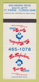 Matchbook Cover - Theo Thudpucker's Raw Bar Fort Pierce FL 30 Strike