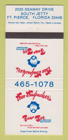 Matchbook Cover - Theo Thudpucker's Raw Bar Fort Pierce FL 30 Strike