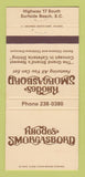 Matchbook Cover - Rhodes Smorgasbord Surfside Beach SC 30 Strike