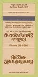 Matchbook Cover - Rhodes Smorgasbord Surfside Beach SC 30 Strike