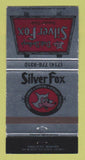 Matchbook Cover - Silver Fox Supper Club Anaheim CA 30 Strike