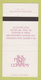 Matchbook Cover - WA Frost and Company St Paul MN 30 Strike
