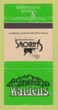 Matchbook Cover - Walden's Shadows Lounge Edmonton AB 30 Strike