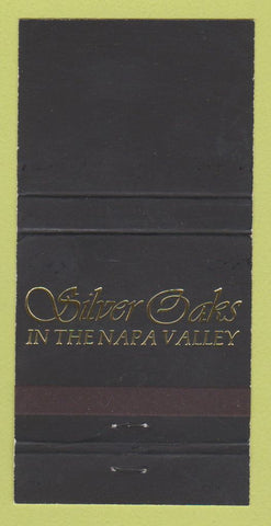 Matchbook Cover - Silver Oaks Napa Valley CA WEAR 30 Strike