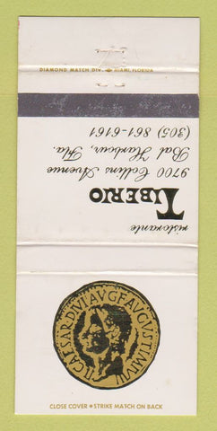 Matchbook Cover - Ristorante Tiberio Bal Harbour FL WEAR 30 Strike