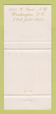 Matchbook Cover - Ristorante Tiberio Bal Harbour FL WEAR 30 Strike