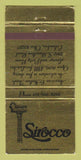 Matchbook Cover - Sirocco Italian Restaurant Columbus OH WEAR 30 Strike