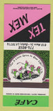 Matchbook Cover - Tex Mex Cafe Baker LA 30 Strike