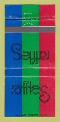 Matchbook Cover - Raffles Cafe 30 Strike