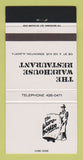 Matchbook Cover - The Warehouse Restaurant Edmonton AB 30 Strike