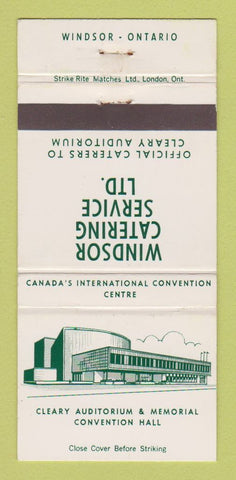 Matchbook Cover - Windsor Catering Service ON 30 Strike