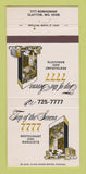 Matchbook Cover - Top of the Sevens Restaurant Clayton MO 30 Strike