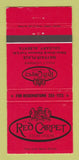Matchbook Cover - Red Carpet Steak House Calgary AB 30 Strike