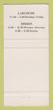 Matchbook Cover - Red Carpet Steak House Calgary AB 30 Strike