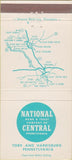 Matchbook Cover - National Bank  and  Trust York  and  Harrisburg PA 30 Strike