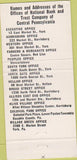 Matchbook Cover - National Bank  and  Trust York  and  Harrisburg PA 30 Strike