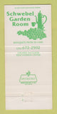 Matchbook Cover - Schwebel Garden Room Kent OH Kent State 30 Strike