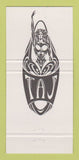Matchbook Cover - Maros Restaurant Coconut Grove FL Taj girlie 30 Strike
