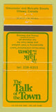 Matchbook Cover - Talk of the Town Ottawa ON 30 Strike