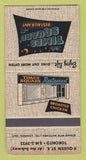 Matchbook Cover - Times Square Restaurant Toronto ON WEAR 30 Strike