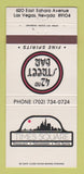Matchbook Cover - 42nd Street Bar Times Square Restaurant Las Vegas NV 30 Strike