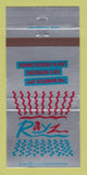 Matchbook Cover - Rayz BBQ Spit Stuart FL 30 Strike