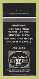 Matchbook Cover - Tom Halker's Red Mill Supper Club Brookfield WI 30 Strike