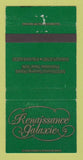 Matchbook Cover - Renaissance Galaxie Plainview NY WEAR 30 Strike