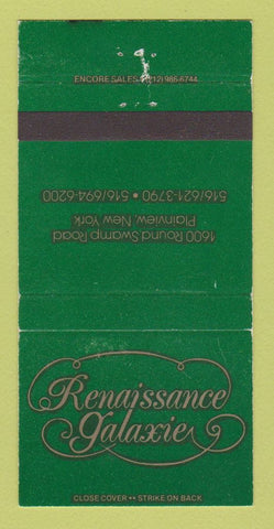 Matchbook Cover - Renaissance Galaxie Plainview NY WEAR 30 Strike