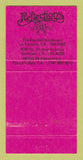 Matchbook Cover - Reflections Restaurant La Canada CA Yucca Valley 30 Strike
