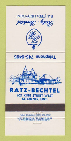 Matchbook Cover - Ratz Bechtel Kitchener ON 30 Strike