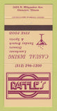 Matchbook Cover - Raffle's Restaurant Glenview IL 30 Strike