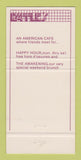 Matchbook Cover - Raffle's Restaurant Glenview IL 30 Strike