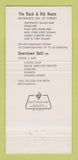 Matchbook Cover - Downtown Delli Restaurant Olean NY 30 Strike
