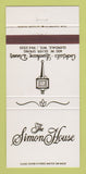 Matchbook Cover - Simon House Restaurant Glendale WI 30 Strike