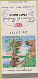 Matchbook Cover - Farmers  and  Merchants Bank Wisconsin Dells WI 30 Strike