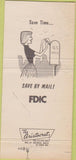 Matchbook Cover - Farmers Terminal State Bank Newport MN 30 Strike