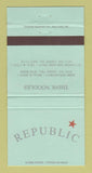 Matchbook Cover - Republic Restaurant New York City Noodles 30 Strike