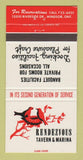 Matchbook Cover - Rendezvous Tavern Marina Windsor ON 30 Strike