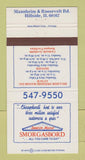 Matchbook Cover - Swedish Manor Smorgasbord Hillside IL 30 Strike