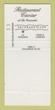 Matchbook Cover - Restaurant Caviar Philadelphia PA 30 Strike