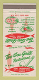 Matchbook Cover - Sea Grill Restaurant Fort Lauderdale FL 30 Strike