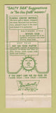 Matchbook Cover - Sea Grill Restaurant Fort Lauderdale FL 30 Strike